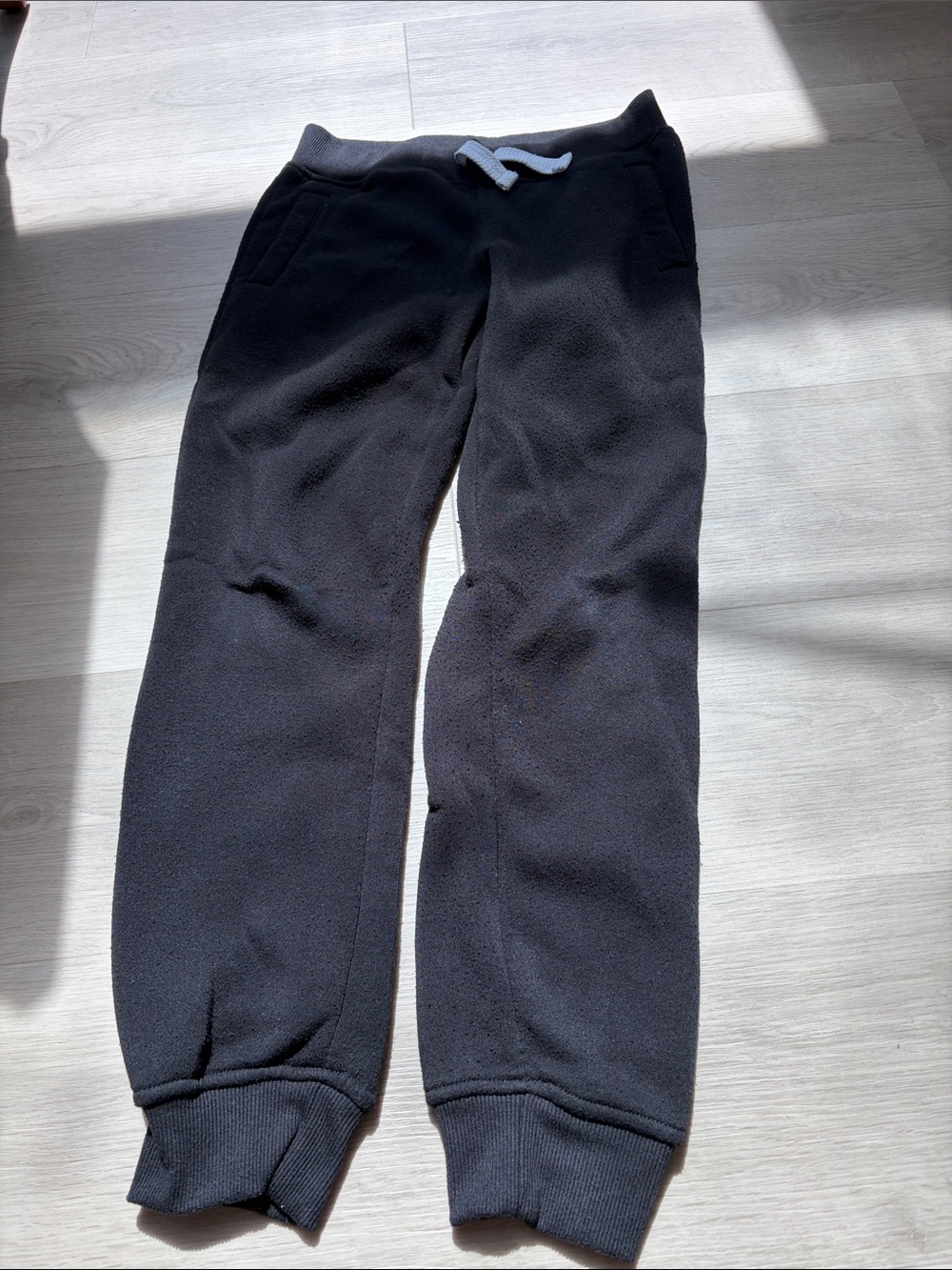 South Pole Black Kids Sweatpants with White Drawstring